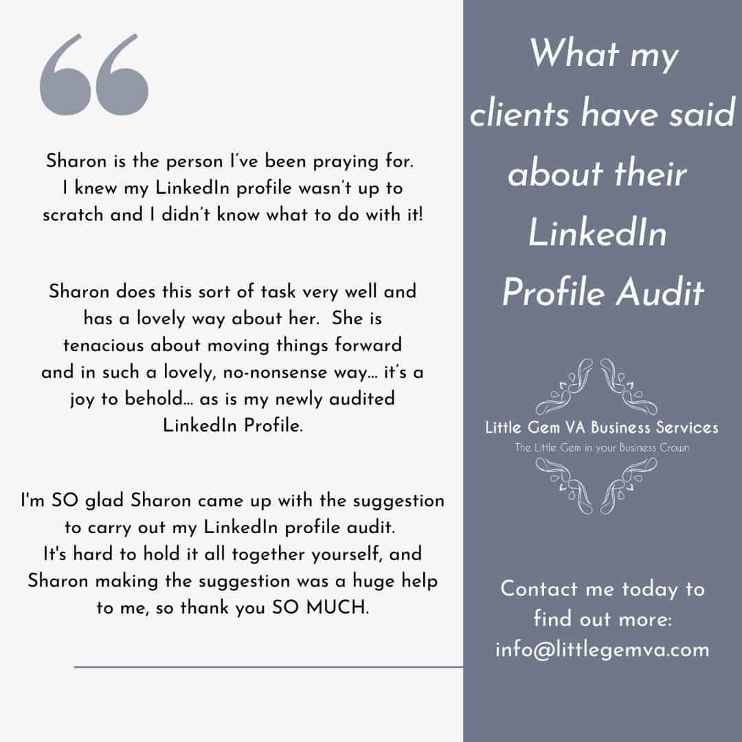 Feedback Testimonial LinkedIn